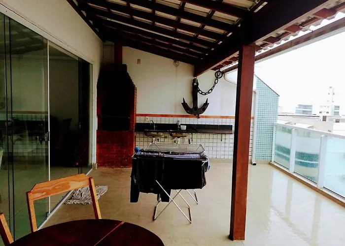 Cobertura C/ Vista Para O Mar E Montanhas, Churrasqueira, 4 Quartos 2 Vg Garagem
